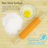 Silicone Rolling Pin for Baking Non-stick Rolling Pin Dough Roller Wooden Handle Kitchen Accessories Pastry Roller...