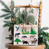 45pcs Forest Animals Stencils for Painting on Wood Wilderness Tree Stencils Paint Wildlife Burning Patterns Bears Deers Template on Art Craft Canv...