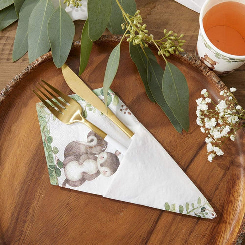 Kate Aspen Woodland Baby Shower Decorative Paper Napkins, Thick Decorative Dinner Napkins, Luncheon Serveware, 2 ply, 30 Count (Pack of 1)...