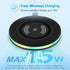 15W Samsung Wireless Charger with Fast QC 3.0 Wall Adapter for Galaxy S24 S23 Ultra S22 S21 FE S20 Z Fold 5 Flip 5 4,Motorola Moto Edge 2022 Edge+...