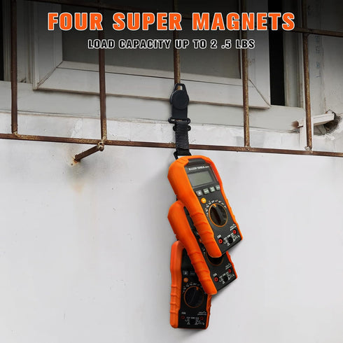 Hard Caser Bundle with Magnetic Hanger Strap Replacement for Klein Tools MM400/MM325/MM300/MM200/ET140/MM720 Digital Multimeter by KingSung...