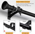 KOLAKO Curtain Rod Brackets, Heavy Duty Black Curtain Rods Holders Hook Hangers for Wall Drapery Rod Bracket Support 1 Inch Rods, 2 Pack...
