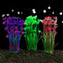 Artificial Plants Decoration Ornament for Fish Tank Aquarium Plastic Plants Tall 16 inch 2 Pack (Green)...