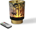 Eywamage Small Battery Operated Table Lamp, Forest Deer Mood Light with Remote, Cordless Glass Lamp for Bedroom Living Room Kitchen Entryway...