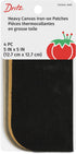 Dritz Heavy Canvas Iron-On Patches, 5 by 5-Inch, Colors May Vary, 4...