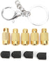 for tire deflators offroad accessories 4?in?1 Tire Deflator Portable Tyre Deflation Valve Tools for Offroad Vehicles with Valve Caps Keychain tire...