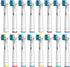 Electric Toothbrush Replacement Heads Compatible with Oral-B Soft Bristles Replacements Brush Heads 16 Pack...