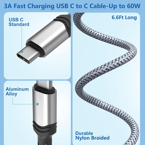 USB C Car Charger, Bangfun 36W Dual 12V Car Charger USB C Cigarette Lighter Adapter USB Car Phone Charger Plug for iPhone 15 14 13 iPad Pro, Samsu...