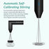 Milk Frother Handheld, USB-C Rechargeable Coffee Frother Wand, Electric drink mixer with Charging Base&3 Heads,3 Speeds Adjustable, Electric Whisk...