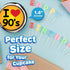 30 x Edible Cupcake Toppers Themed of 90s Party Collection of Edible Cake Decorations | Uncut Edible on Wafer Sheet...