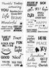Inspirational Word Stencils,4 Pcs Words & Quote Templates 8 x 11.7 Inch Reusable Stencils for Painting on Wood, Fabric, Paper, Wall DIY Drawing Cr...