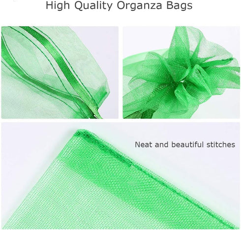 Bouraw 120Pcs Organza Bags 4x6 Inches with Drawstring, Jewelry Pouches Wedding Party Christmas Favor Gift Bags (Mixed Color)...