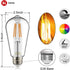ST64 LED Filament Bulbs, 100W Equivalent, Edison Vintage Dimmable Energy Efficient Lamp for Pendant Wall Light Fixtures Office Bedroom Bathroom, E...