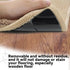 Rug Carpet Non Slip Grippers, Reusable and Washable Double Sided Carpet Tape Pads, Strong Adhesive Grippers for Area Rugs, Keep Corners Flat, No D...