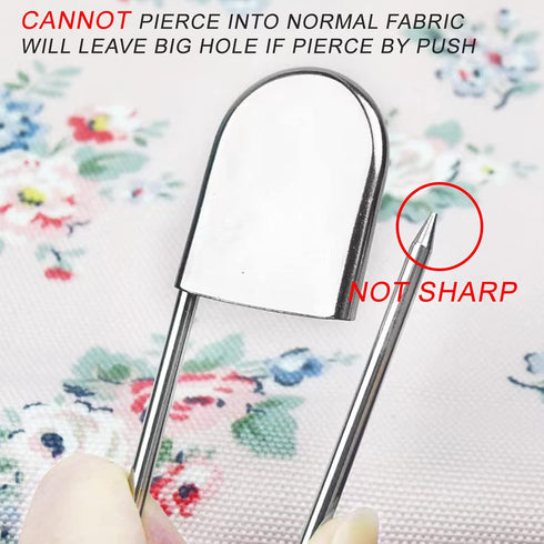 10 PCS127mm/5 Inch Heavy Duty Jumbo Safety Pins Premium Stainless Steel Silver Safety Pins for Laundry, Blanket, Key Rings, Outdoor Gear...