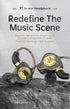 FEDAI Wired Earphones with Microphone X1 in Ear Monitors Headphones Earbud IEM Comfortable,Earfins,3.5mm Plug for Computer Mobile PC Game,Sport Ea...