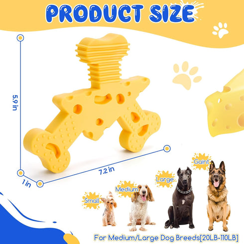 Dog Chew Toys for Aggressive Chewers,Tough Nylon Dog Toys,Indestructible Dog Toys for Aggressive Chewers Large Breed Medium Small Breed....