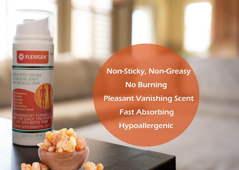 Pain Relieving Lotion- 1 OZ Spray Pump- Frankincense Arthritis Therapy Cream for Joint and Muscle Rub. Not Greasy, FSA/HSA Eligible...
