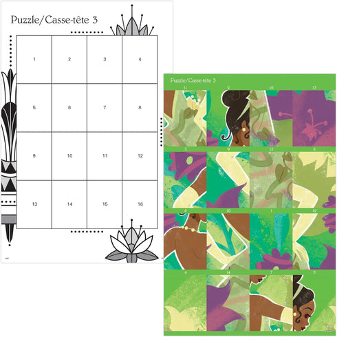 DISNEY PRINCESS - STICKER PUZZLE PACK Sticker Puzzle Pack...