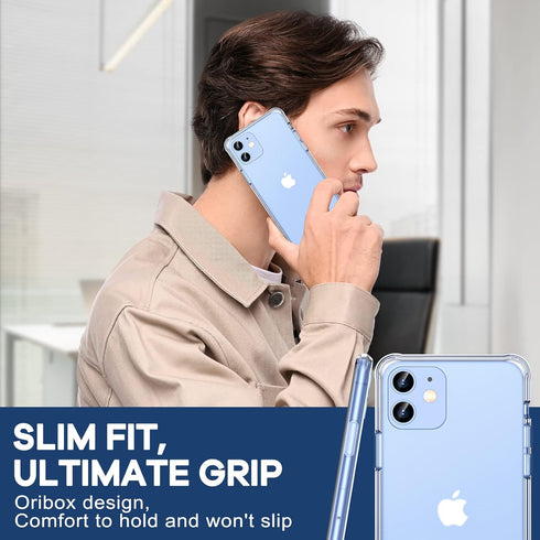 ORIbox for iPhone 11 Case Clear,Translucent Matte case with Soft Edges, Lightweight,iPhone 11 Phone Clear Case for Women Men Girls Boys Kids...