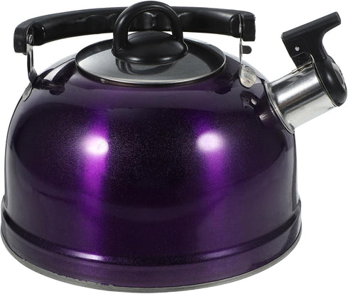 ABOOFAN Stovetop Whistling Tea Kettle 3L Stainless Steel Hot Water Fast Boiling Teapot with Ergonomic Handle Coffee Kettle Hot Water Boiler for Ho...
