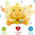 HAPTIME Baby Toys for 0-6-12 Months, Newborn Boy Soft Plush Stuffed Animal, Infant Music Tumny Time Duck Toy, 1st Birthday Baby Boy Girls Gifts fo...