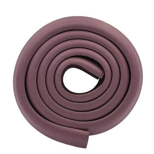 M2cbridge L Shape Extra Thick Furniture Table Edge Protectors Foam Baby Safety Bumper Guard 6.5 Ft (Brown)...