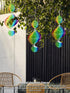1 PCS Rainbow Helix Stainless Steel Wind Spinners, 3D Hanging Wind Spinner Reflective Wind Spinners, Sparkly Metal Wind Spinner, Wind Sculptures, ...