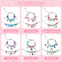 Charm Bracelet Making Kit for Girls - 77pcs Kids Jewelry Making Kit DIY Charm Bracelet Necklace Kit for Girls Ages 5-12 Unicorn Crafts Birthday Ea...