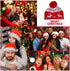 OurWarm LED Christmas Hat Light Up Holiday Hat Cute Reindeer Snowflakes Red Knitted Hat Christmas Beanie with 6 Colorful Lights for Kids Adults Fa...