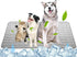 SOMOYA Dog Self Cooling Mat Pet Washable Pads Blanket Hot Weather Sleeping Kennel Mat,Ice Silk Sleep Mat Pad Non-Toxic Breathable Sleep Bed for La...