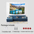 Tucocoo Landscape Sunset View of Moraine Lake & Mountain Range Tapestry Forest Tree Tapestry Tranquil Lake Tapestry Nature Landscape Tapestry Wall...