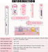 Cute School Supplies, Cute Stationary, Japanese Stationery Birthday Gifs, includes Pencil Sharpener,Eraser, Correction Tape, Ruler, Mini Scissors,...