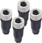 M12 5-Pin Female Circular Aviation Connector Plug 12mm Waterproof Circular Aviation Connector Plug Adapter 4 Pack...