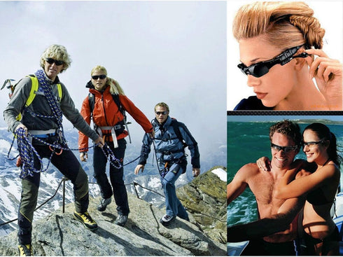 Wireless Bluetooth Sunglasses Anti-ray Stereo 4.1 Music Bluetooth Headphones for Men Support Both Headset and Hands-free for All Kinds of Cell Pho...