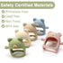 Baby Teething Toys, No Drop Teething Toys for Babies 0-6 Months, Baby Chew Toys for Teething Relief, Hand Teethers for Babies, Great Baby Shower G...