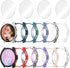 12+4 Pack Case for Samsung Galaxy Watch 6 Classic 47mm with Tempered Glass Screen Protector, Waterproof Hard PC Scratch Resistant Protective Cover...
