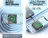 Portable Charger 10000 mAh Power Bank Mini with wireless charging LED Mirror Display Screen Excellent Touch Slim Portable Phone Charger for iPhone...