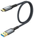 SUNGUY 10Gbps Android Auto USB C Cable, 1.5FT 3A USB 3.1 Gen 2 Fast Charge & Data Transfer USB C CarPlay Cable, Compatible with iPhone 15/15 Pro M...