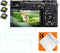 K&F Concept [3pcs Screen Protector & Hot Shoe Cover for Sony NEX 7/NEX 6/NEX 6L/NEX 5/NEX 3N/A6600/A6100/A6400/A6300/A6000/A5000 Camera, Ultra Cle...