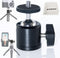 EXMAX 360 Degree Aluminum Alloy Body Rotating Swivel Mini Tripod Ball Head with 1/4" Screw Thread Base Mount for Lighter DSLR Camera Camcorder LED...
