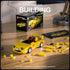 Mould King Initial D Car RX-7 Mazda Model Car Building Blocks with Display Case, 27016 Model Car Kits Speed Champion Car Building Sets, Sports Rac...