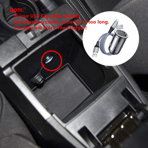 JOJOMARK Compatible with Jeep Wrangler JK and JKU Accessories 2011-2018 Center Console Tray Organizer(Console tray)...
