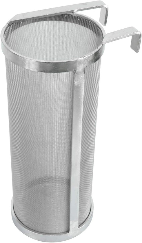 4 X 10 Inch Hop Spider 300 Micron Mesh Stainless Steel Hop Filter Strainer Hopper for Home Brewing Beer Tea Kettle (4"X10")...