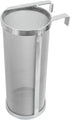 4 X 10 Inch Hop Spider 300 Micron Mesh Stainless Steel Hop Filter Strainer Hopper for Home Brewing Beer Tea Kettle (4"X10")...
