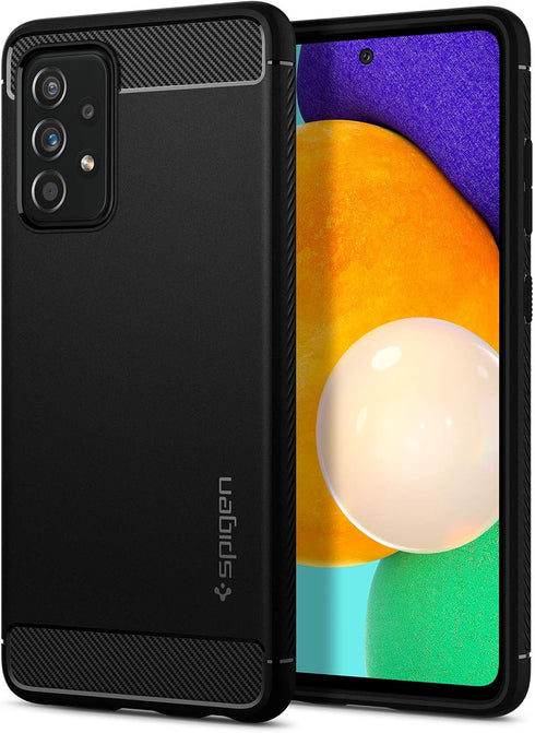 Spigen Rugged Armor Designed for Galaxy A52 5G Case (2021) - Matte Black...
