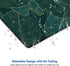 Computer Mouse Pads with Tropical Leaves Design, Square Waterproof Non-Slip Rubber Base Mouse Mat for Office Laptop...
