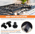 20Pcs WB2K101 Rubber Feet Range Burner Rubber Grate Feet fit for GE Kenmore Range Burner Cooktop Grate, 3/16" Hole Gas Stove Top Grate Feet Replac...