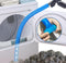 Dryer Vent Cleaner Kit Dryer Lint Vacuum Attachment with Stretch Universal Connector, Dryer Vent Cleaning Tool Vacuum Hose Lint Remover, Blue...