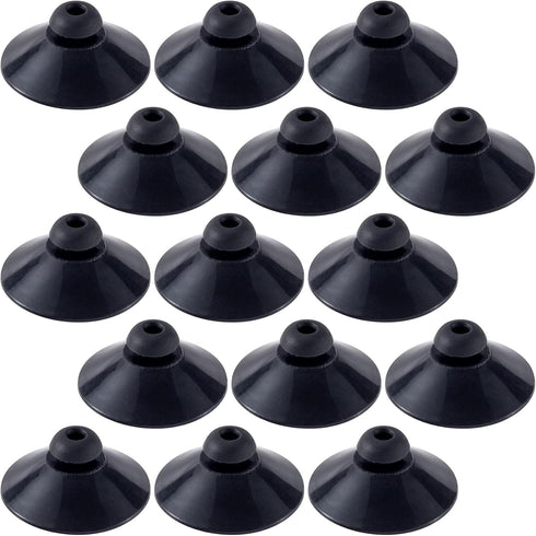 OIIKI 15PCS Fish Tank Suction Cup Clips, Black Aquarium Suction Cup Camp Clips for Fish Tank Attachments for Tank Pump, Overhead Line Tube, Fish T...